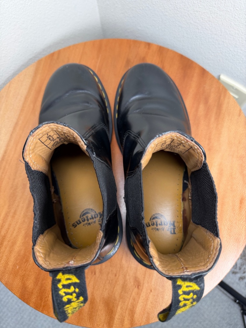 Dr. Doc Martens 2976 Chelsea Boot Black Smooth Leather Men’s 8/Ladies 9 - Picture 14 of 16